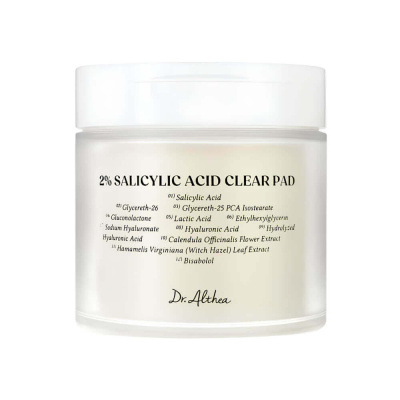Пэды для проблемной кожи с 2% BHA Dr. Althea 2% Salicylic Acid Clear Pad