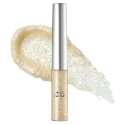 Жидкая подводка для глаз с блёстками Milk Touch Fairy Jewel Eye Glitter Aurora White Jewelry