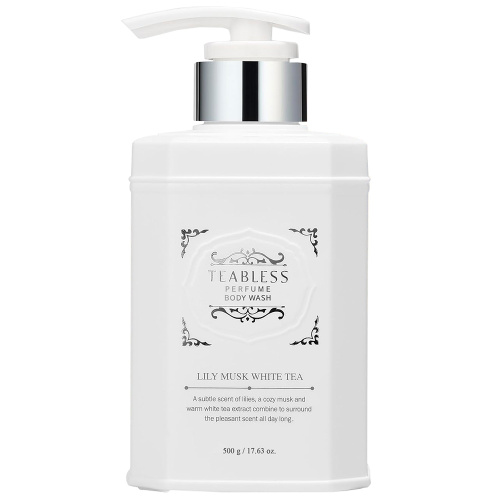 Парфюмированный гель для душа TEABLESS Perfume Body Wash Lily Musk White Tea