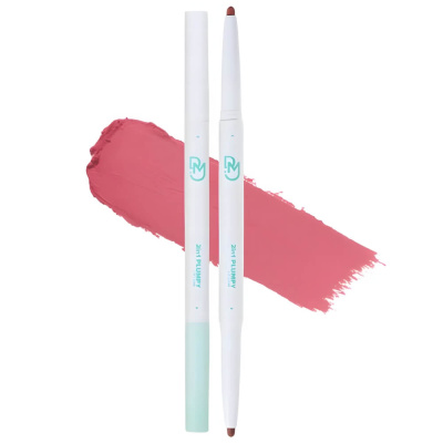 Автоматический двойной карандаш для губ DEARMAY Plumpy Lip Liner P05 Nasty Mauve