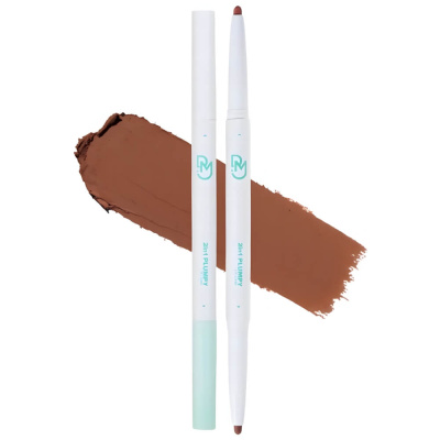 Автоматический двойной карандаш для губ DEARMAY Plumpy Lip Liner P04 Brick Wood