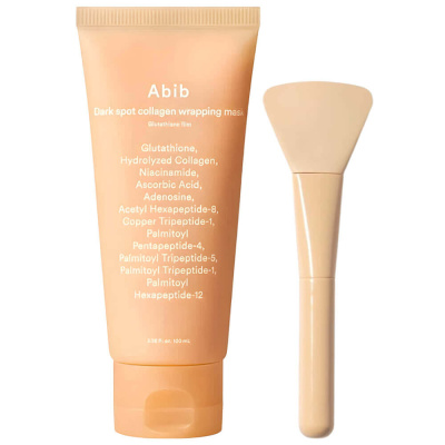 Осветляющая маска-плёнка с глутатионом Abib Dark Spot Collagen Wrapping Mask Glutathione Film