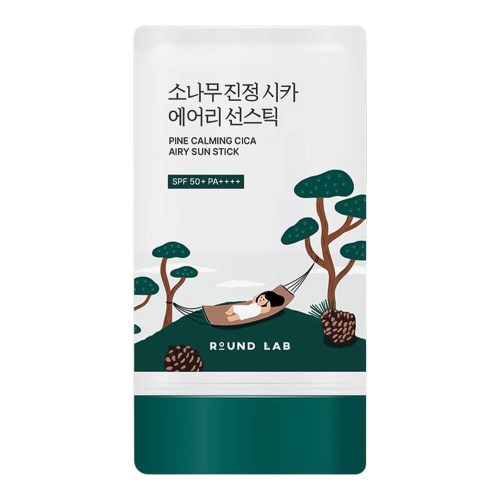 Солнцезащитный стик с экстрактом сосны Round Lab Pine Calming Cica Airy Sun Stick SPF50+ PA++++