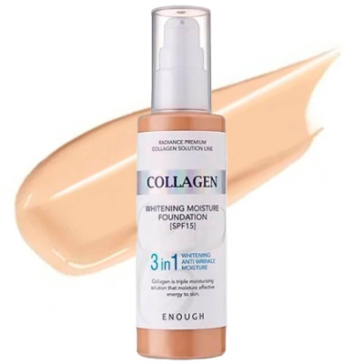 Тональный крем с коллагеном Enough Collagen Whitening Moisture Foundation Тон 21 (Б)
