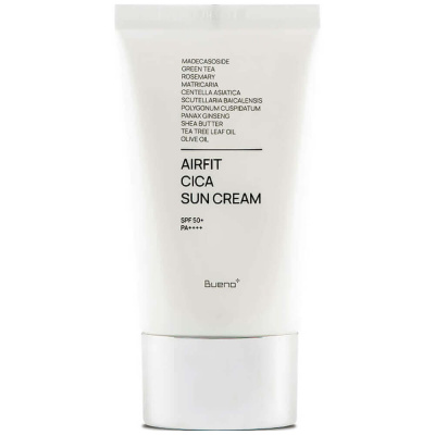 Осветляющий солнцезащитный крем с центеллой Bueno Perfect Airfit Cica Sun Cream SPF50+ PA++++