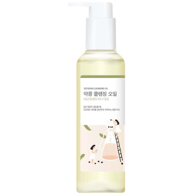 Питательное гидрофильное масло с чёрной соей Round Lab Soybean Cleansing Oil