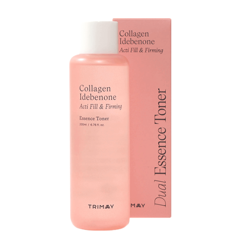 Укрепляющий тонер-эссенция с коллагеном Trimay Collagen Idebenone Acti Fill & Firming Dual Essence Toner