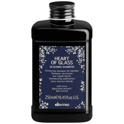 Оттеночный шампунь для светлых волос Davines Heart of Glass Silkening Shampoo