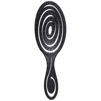 Подвижная био-расчёска Solomeya Detangling Bio Hair Brush Black