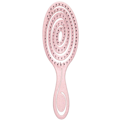 Подвижная био-расчёска Solomeya Detangling Bio Hair Brush Light Pink