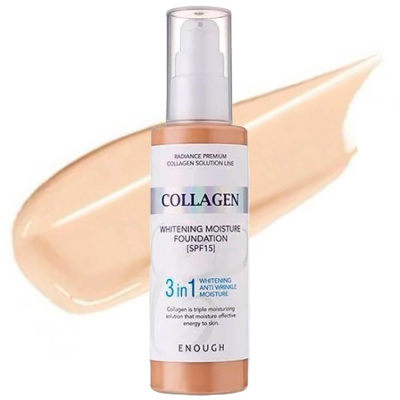 Тональный крем с коллагеном Enough Collagen Whitening Moisture Foundation SPF 15 - тон 13 (Б)