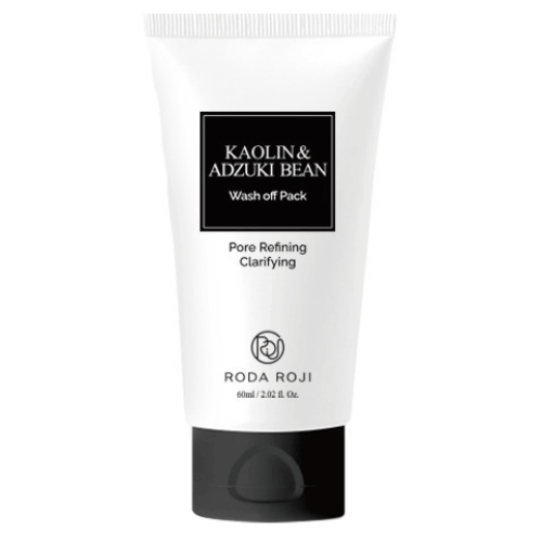 Маска для глубокого очищения пор с бобами адзуки RODA ROJI Kaolin & Adzuki Bean Wash Off Pack