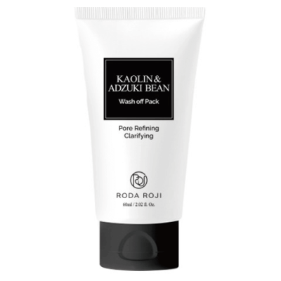 Маска для глубокого очищения пор с бобами адзуки RODA ROJI Kaolin & Adzuki Bean Wash Off Pack