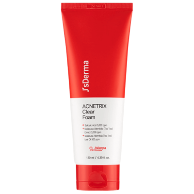 Антибактериальная пенка для умывания для проблемной кожи JsDerma Acnetrix Clear Foam