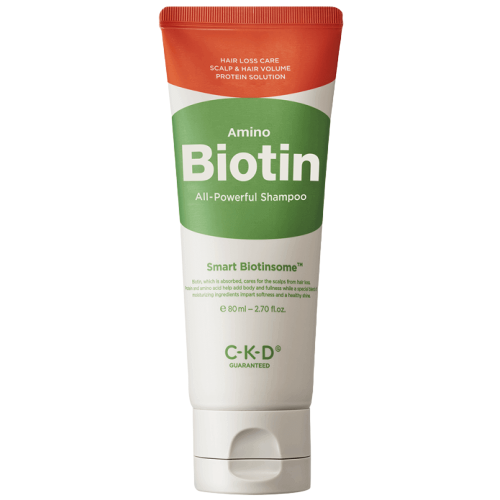 Шампунь для волос против выпадения с биотином CKD Amino Biotin All-Powerful Shampoo 80 мл