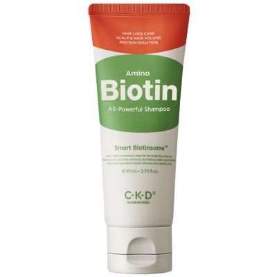 Шампунь для волос против выпадения с биотином CKD Amino Biotin All-Powerful Shampoo 80 мл
