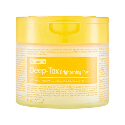 Осветляющие витаминные пэды для лица MEDIPEEL Vitamin Deep-Tox Brightening Pad