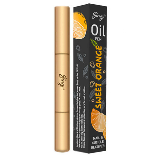 Масло-карандаш для кутикулы с ароматом апельсина Singi Oil Pen Nail & Cuticle Recover Sweet Orange