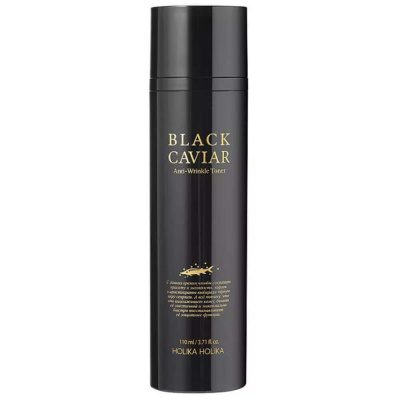 Омолаживающий тонер с экстрактом чёрной икры Holika Holika Black Caviar Anti-Wrinkle Toner