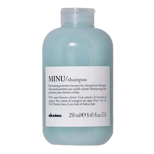 Защитный шампунь для окрашенных волос с экстрактом каперсов Davines MINU Shampoo
