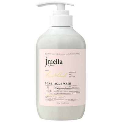 Слабокислотный парфюмированный гель для душа Jmella In France Body Wash 03 Lime&Basil