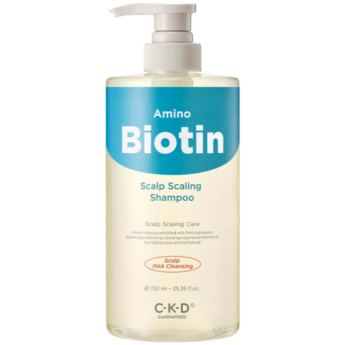 Шампунь для глубокого очищения с биотином CKD Amino Biotin Scalp Scaling Shampoo