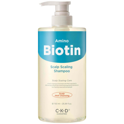 Шампунь для глубокого очищения с биотином CKD Amino Biotin Scalp Scaling Shampoo