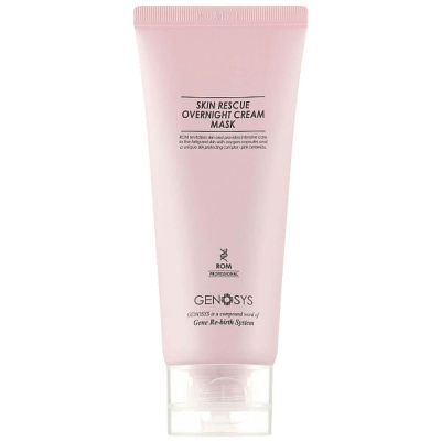 Кремовая ночная маска с кислородными капсулами Genosys Skin Rescue Overnight Cream Mask