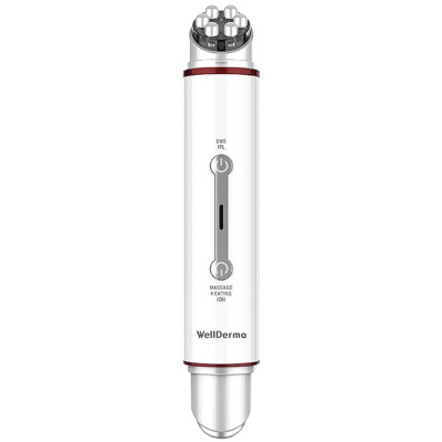 Двусторонний массажёр для EMS-лифтинга WellDerma Total Care System EMS Galvanic