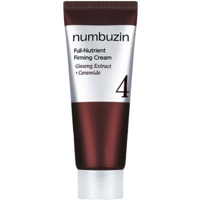 Питательный крем с красным женьшенем для упругости кожи numbuzin No.4 Full-Nutrient Firming Cream