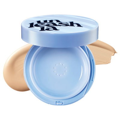 Тональный кушон с матовым финишем Unleashia Babe Skin Baby Blue Cushion SPF40 PA++ 25N Good Night
