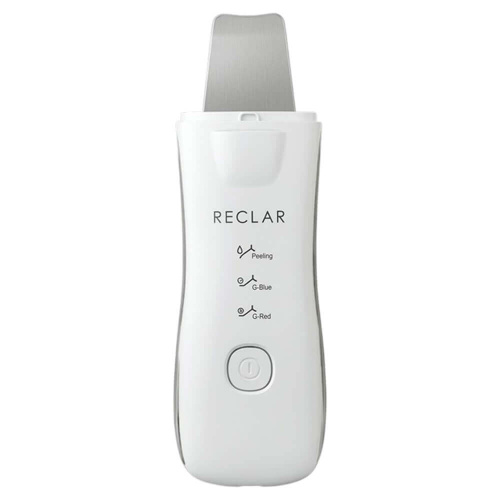 Аппарат для ультразвуковой чистки лица Reclar Galvanic Water Peeler Silver