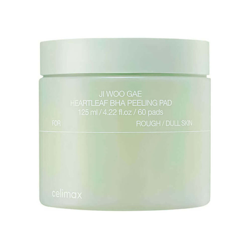 Отшелушивающие пэды с экстрактом хауттюйнии Celimax Ji Woo Gae Heartleaf BHA Peeling Pad