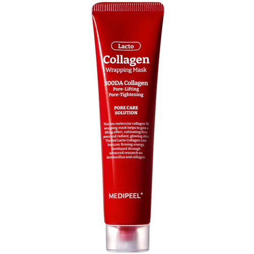 Маска-плёнка для сужения пор с коллагеном MEDIPEEL Red Lacto Collagen Wrapping Mask