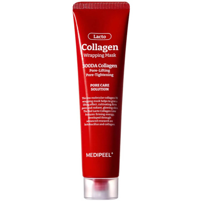 Маска-плёнка для сужения пор с коллагеном MEDIPEEL Red Lacto Collagen Wrapping Mask