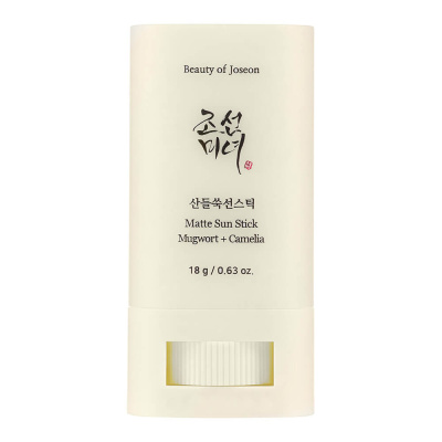 Матирующий солнцезащитный стик Beauty of Joseon Matte Sun Stick Mugwort+Camelia SPF50+ PA++++