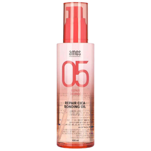 Восстанавливающее масло для повреждённых волос Amos Professional Repair Cica Bonding Oil