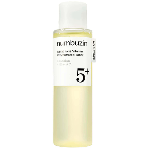 Осветляющий тонер-эссенция с ниацинамидом numbuzin No.5 Glutathione Vitamin Concentrated Toner