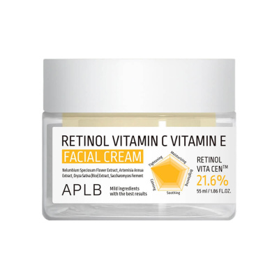 Крем для сияния кожи с ретинолом и витамином С APLB Retinol Vitamin C Vitamin E Facial Cream