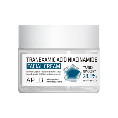 Осветляющий крем с транексамовой кислотой APLB Tranexamic Acid Niacinamide Facial Cream