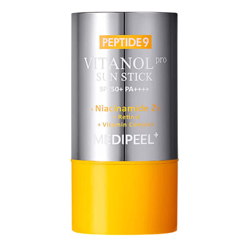 Солнцезащитный стик для выравнивания тона MEDIPEEL Peptide 9 Vitanol Sun Stick PRO SPF50+ PA++++
