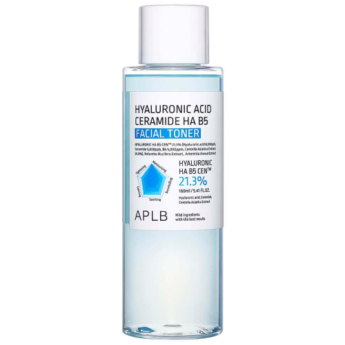 Увлажняющий тонер с церамидами и пантенолом APLB Hyaluronic Acid Ceramide HA B5 Facial Toner