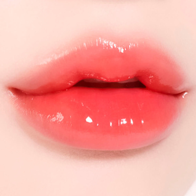 Глянцевый тинт для губ AMUSE Bebe Tint 02 Papaya Coral