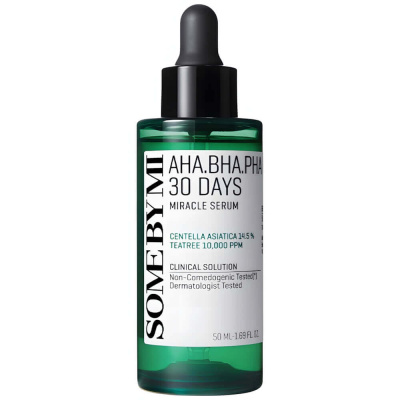 Сыворотка с кислотами для проблемной кожи Some By Mi AHA BHA PHA 30 Days Miracle Serum