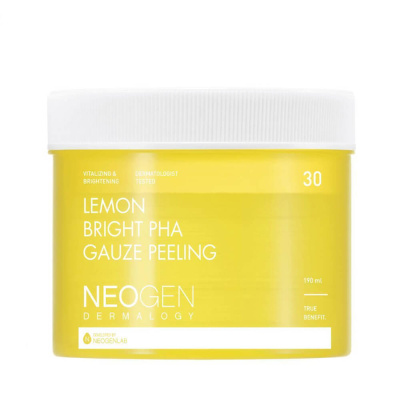 Осветляющие пилинг-пэды с лимоном Neogen Dermalogy Lemon Bright PHA Gauze Peeling