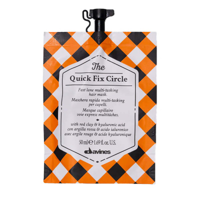 Универсальная экспресс-маска для волос с гиалуроновой кислотой Davines The Quick Fix Circle