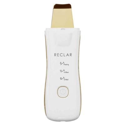 Аппарат для ультразвуковой чистки лица Reclar Galvanic Water Peeler Gold