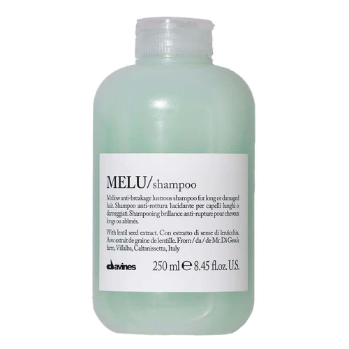 Шампунь от ломкости для длинных волос с экстрактом чечевицы Davines MELU Shampoo
