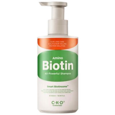 Шампунь для волос против выпадения с биотином CKD Amino Biotin All-Powerful Shampoo 500 мл