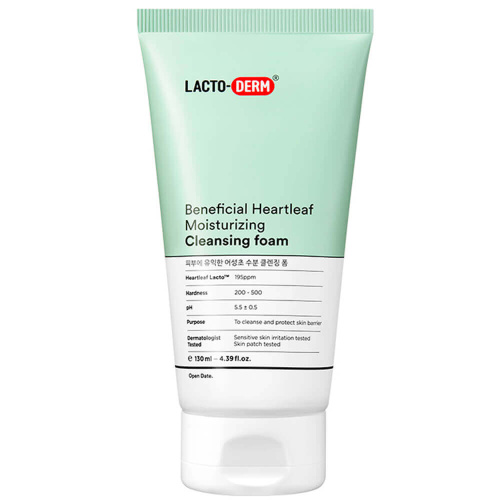 Пенка для умывания с пробиотиками LACTODERM Beneficial Heartleaf Moisturizing Cleansing Foam